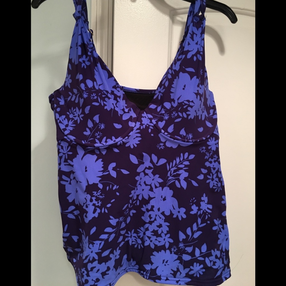 Lands End Tankini Top size 16